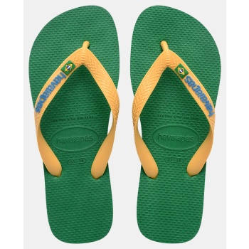 havaianas brasil logo green/yellow