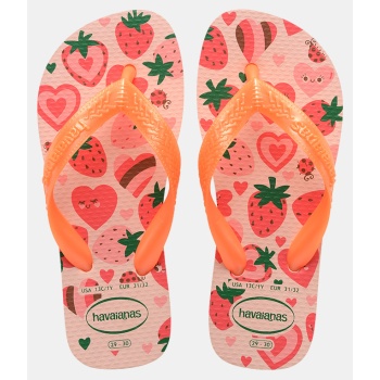 havaianas k flores pink/confeti