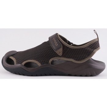 crocs swiftwater mesh deck sandal m