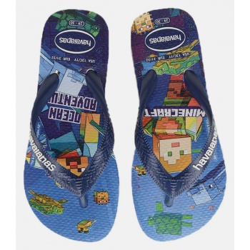 havaianas minecraft kids flip flops