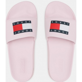 tommy jeans knit pool slide