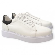  hawkins sneaker m-0297 λευκο-μαυρο