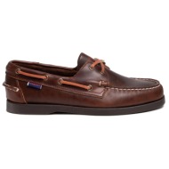 μοκασίνια sebago portland waxed l70000go-925 brown/mel