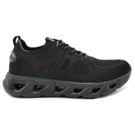 sneakers impronte ανδρικο  san marco knit im51012a 296 black/black