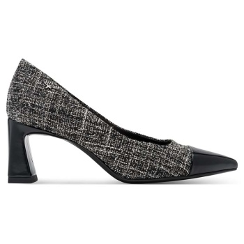 tamaris γοβα 1-22466-45 009 black/white σε προσφορά