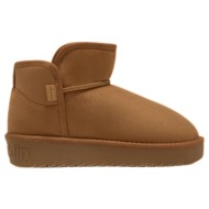 μποτάκια d.franklin γυναικειο μποτακι nordic low basic tan dfsh370021-tan
