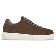 sneakers pepe ανδρικο παπουτσι eaton suede m pms000011 mud brown