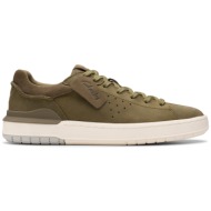 sneakers clarks ανδρικο  courtlite2 run 26181324 olive nubuck