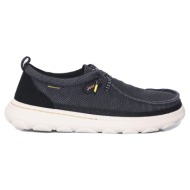 μοκασίνια jeep ανδρικο  kauai wallabee knit jm61090a 062 black