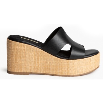corina γυναικεια πλατφορμα m6370 μαυρη