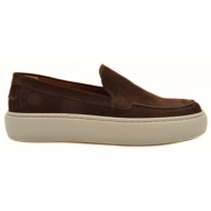 μοκασίνια hawkins ανδρικο δετο 72393 καφε