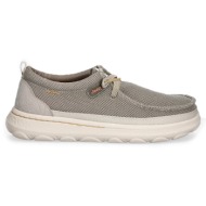 μοκασίνια jeep ανδρικο  kauai wallabee knit jm61090a 023 beige