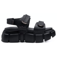 πέδιλα replay γυναικειο πεδιλο nusty velcro gwp6q .002.c0003s 003 black