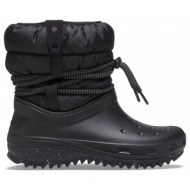  crocs classic neo puff luxe boot w 207312-001 μαύρο