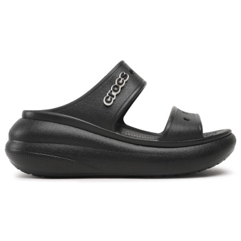 crocs crush sandal 207670-001 μαύρο