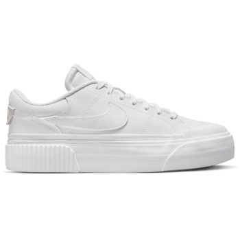 nike court legacy lift dm7590-101 λευκό