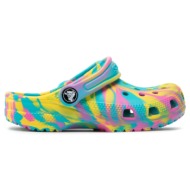  crocs classic marbled clog t 207464-4sm πολύχρωμο