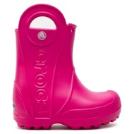  crocs handle it rain boot kids 12803-6x0 ροζ