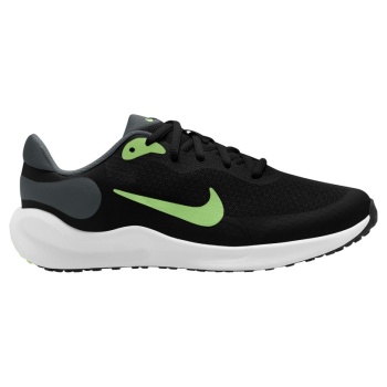 nike revolution 7 (gs) fb7689-006 μαύρο