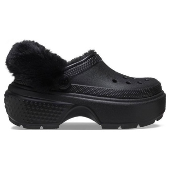 crocs stomp lined clog 208546-001 μαύρο