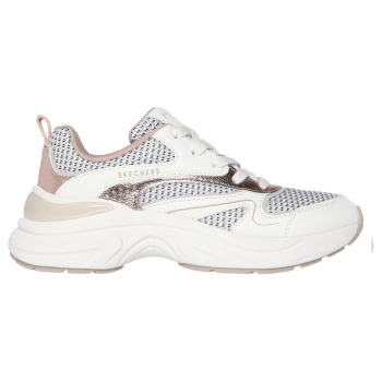 skechers two tone mesh metallic overlay σε προσφορά