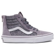  vans sk8-hi zip glitter vn000cyq2vm-2vm ανθρακί