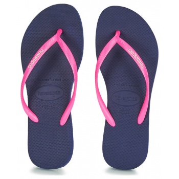 havaianas slim logo 4119787-9726 μπλε σε προσφορά