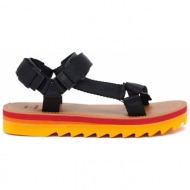  superdry surf trek sandal wf310114a-02a μαύρο