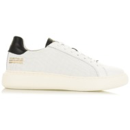  δερμάτινα sneakers ambitious 10634a white/black