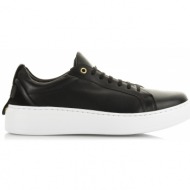  δερμάτινα sneakers modis 4005-42 black