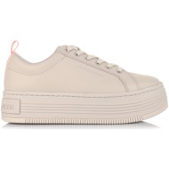  δερμάτινα sneakers calvin klein bold flatf low laceup lth in lum yw0yw01309 0gi