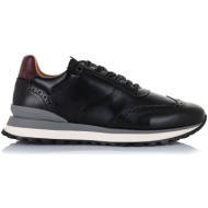  δερμάτινα sneakers ambitious 13139-6330am black