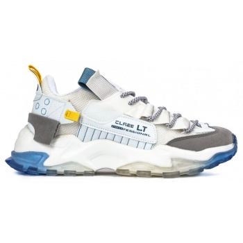 ανδρικά λευκά sneakers akkadian chunky σε προσφορά