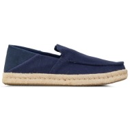  εσπαντρίγιες ανδρικές toms μπλε σκούρο 10020889 alonso loafer rope 242