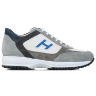  sneakers ανδρικά hogan γκρι hxm00n0q101qh60suc hogan interactive h flock 242