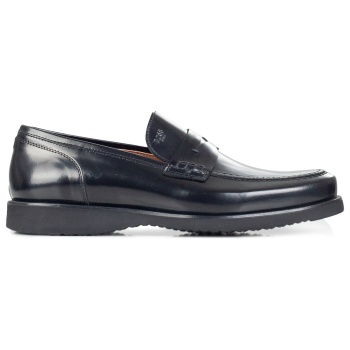 μοκασίνια ανδρικά boss shoes μαύρο
