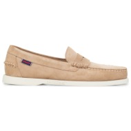  μοκασίνια ανδρικά sebago καφέ 731114w-900r dan boat flesh out 252