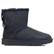  μπότες - μποτάκια γυναικείες ugg μαύρο 1016501-blk mini bailey low ii 261