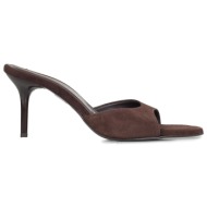  γόβες γυναικείες classico donna καφέ 750 suede 261