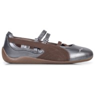  μοκασίνια-μπαλαρίνες γυναικείες puma καφέ 408197-01 speedcat ballet lux wns 262