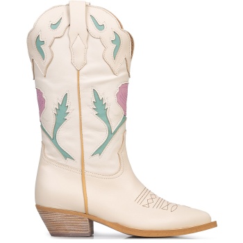 μπότες - μποτάκια γυναικείες alpe μπεζ