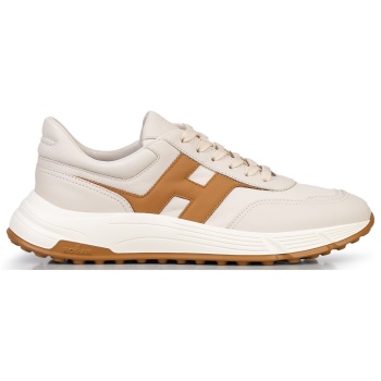 sneakers ανδρικά hogan λευκό-καφέ