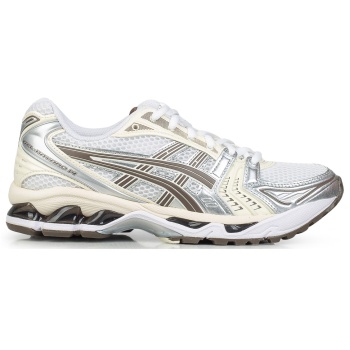 sneakers γυναικεία asics λευκό-μπεζ