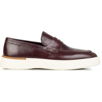 μοκασίνια ανδρικά boss shoes καφέ d7864