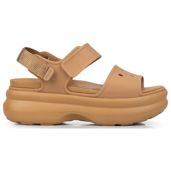 πέδιλα-σανδάλια γυναικεία crocs καφέ