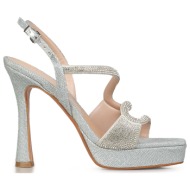  πέδιλα-σανδάλια γυναικεία albano ασημί 5504 262