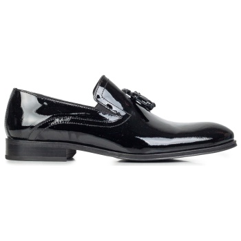 μοκασίνια ανδρικά boss shoes μαύρο