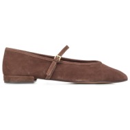  μοκασίνια-μπαλαρίνες γυναικείες inuovo καφέ ck1061 suede 271