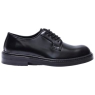  selected carter ανδρικά δερμάτινα blucher παπούτσια 16081329 μαύρο