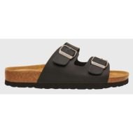  funky buddha γυναικεία δερμάτινα σανδάλια fbl009-110-08 black μαύρο